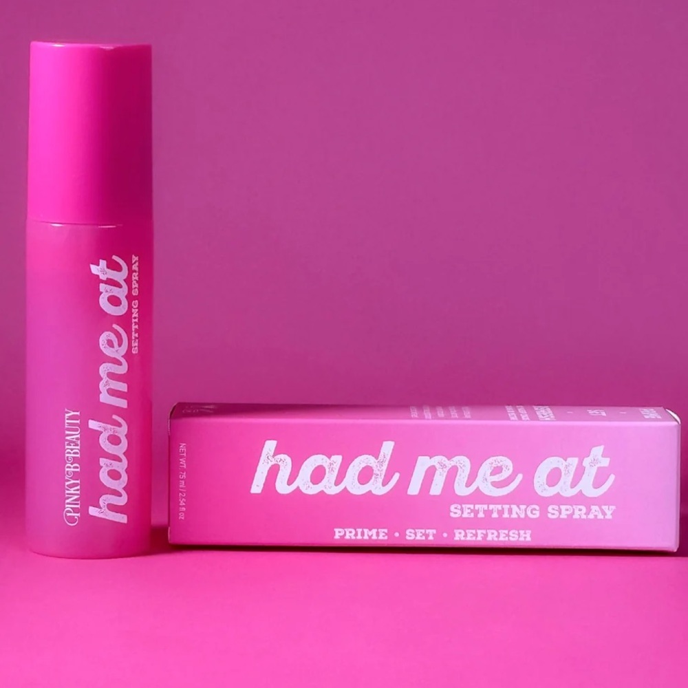 NIB Pink B Beauty Had Me At Setting Spray